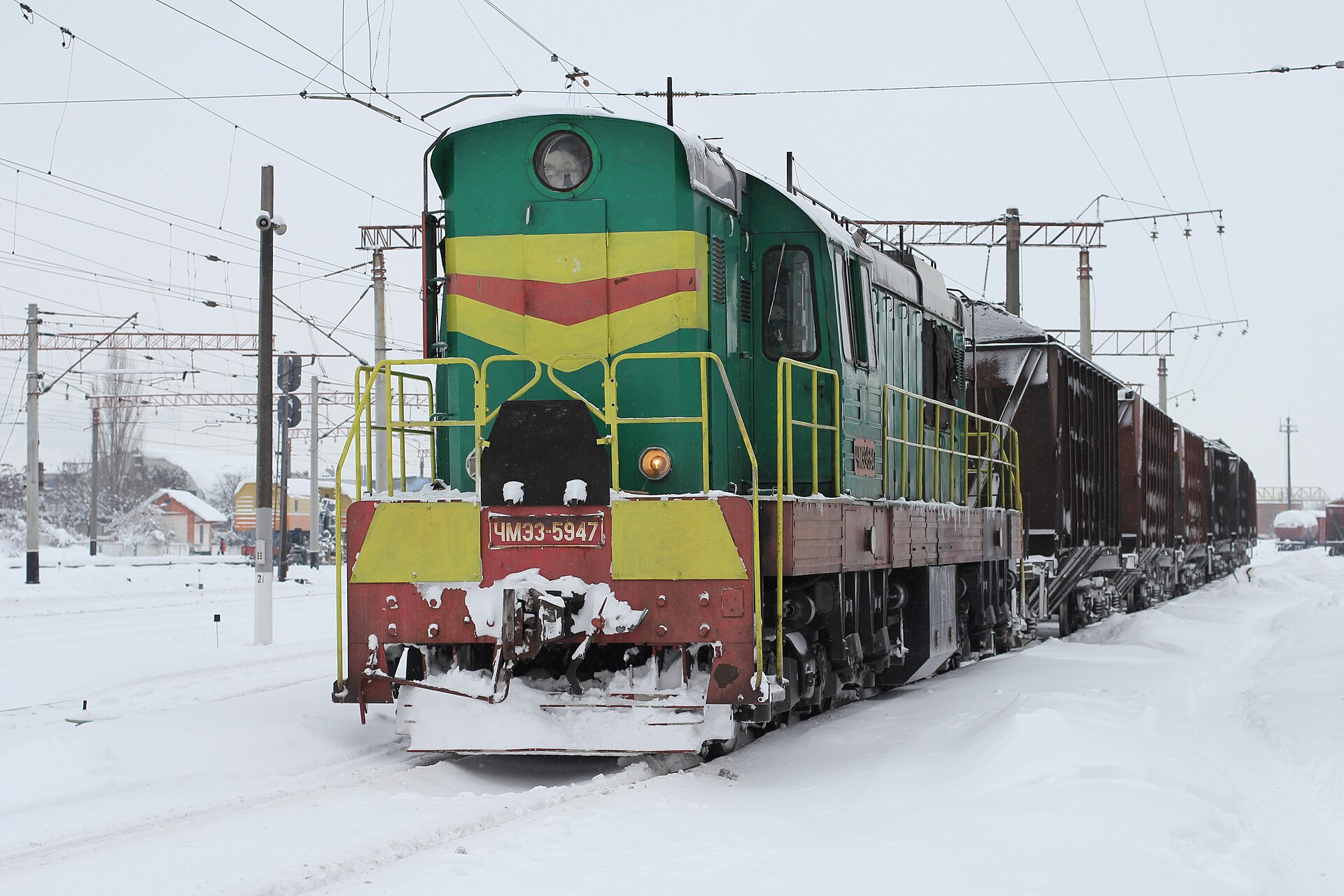 Двухсекционный электровоз